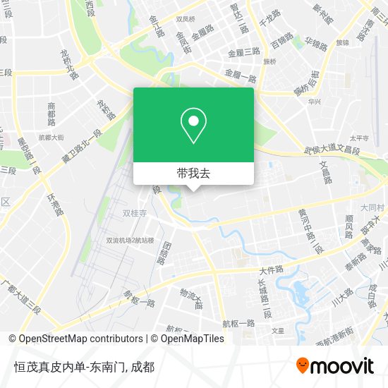 恒茂真皮内单-东南门地图
