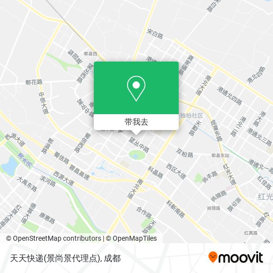 天天快递(景尚景代理点)地图