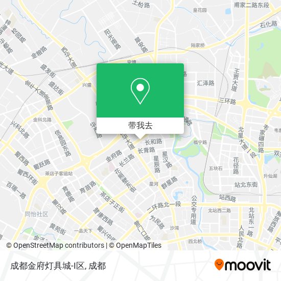成都金府灯具城-I区地图