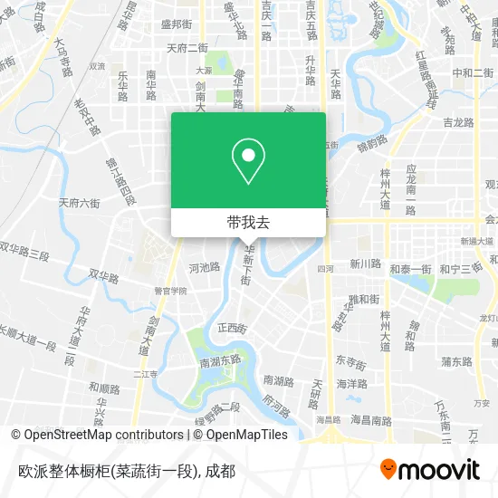 欧派整体橱柜(菜蔬街一段)地图