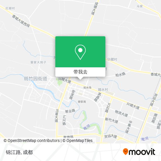 锦江路地图