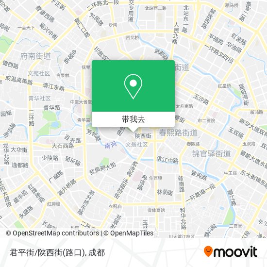 君平街/陕西街(路口)地图