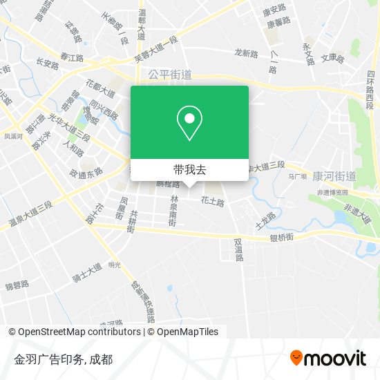 金羽广告印务地图