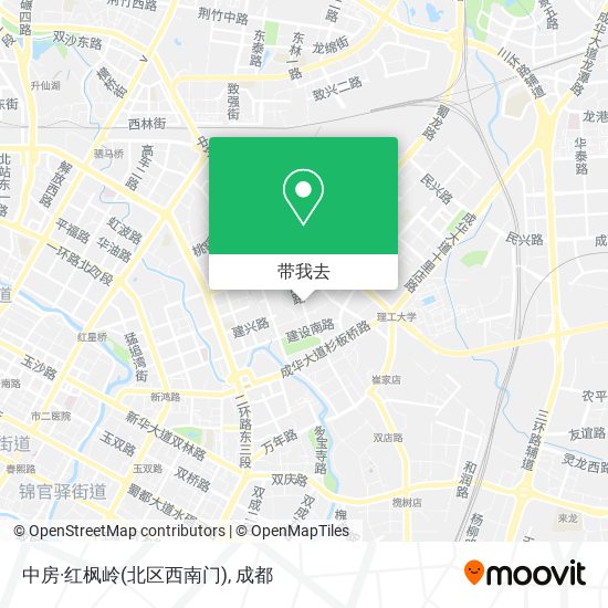 中房·红枫岭(北区西南门)地图