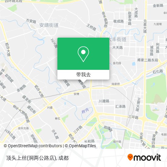 顶头上丝(洞两公路店)地图