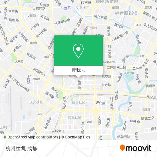 杭州丝绸地图
