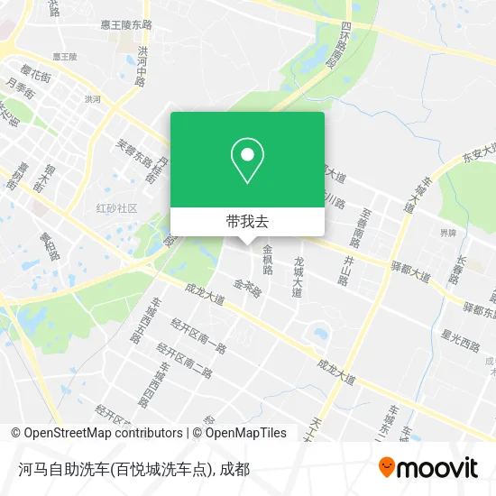 河马自助洗车(百悦城洗车点)地图