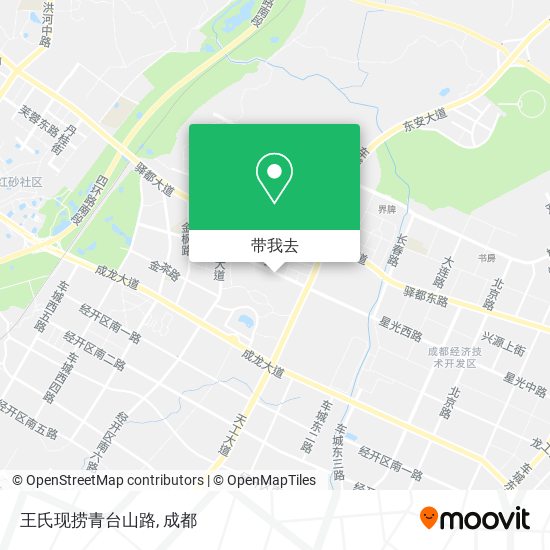 王氏现捞青台山路地图
