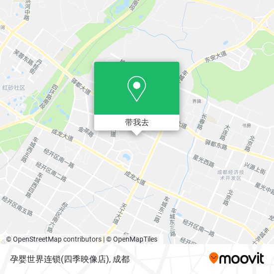 孕婴世界连锁(四季映像店)地图