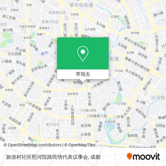 旅游村社区熙河院路民情代表议事会地图