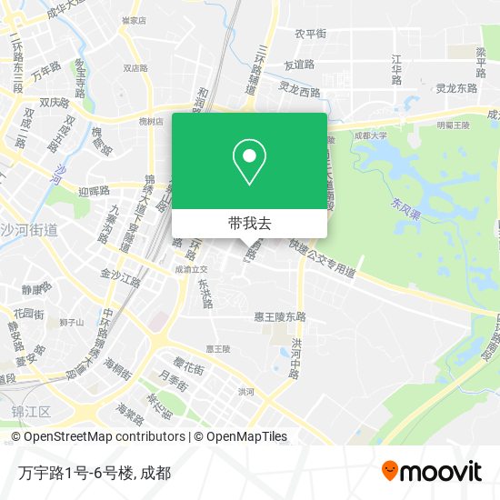 万宇路1号-6号楼地图