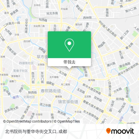 北书院街与蓥华寺街交叉口地图