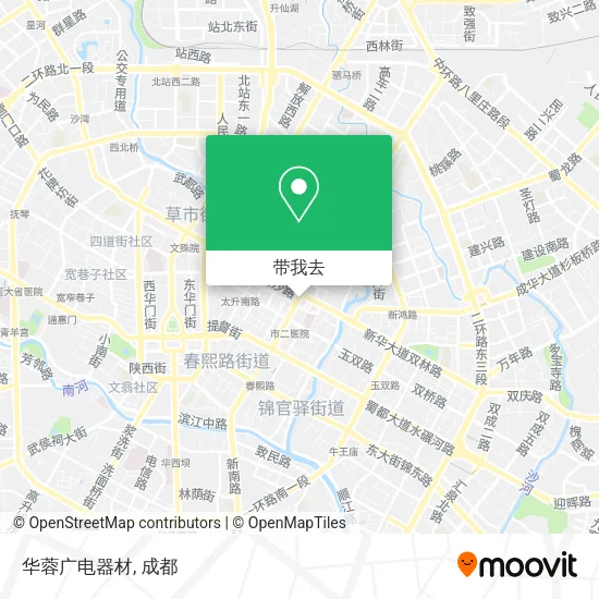 华蓉广电器材地图
