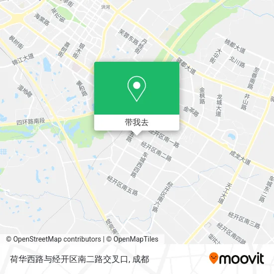 荷华西路与经开区南二路交叉口地图