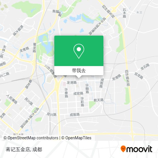 蒋记五金店地图
