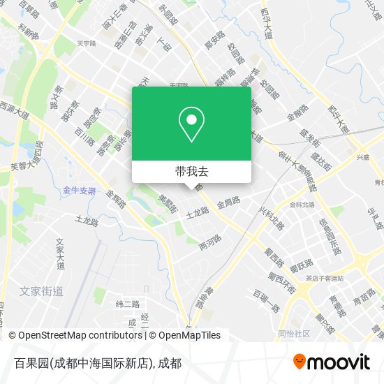 百果园(成都中海国际新店)地图