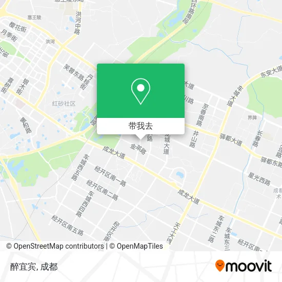 醉宜宾地图