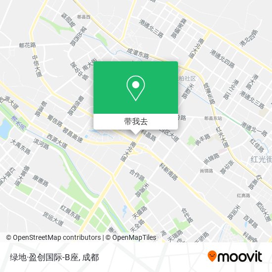 绿地·盈创国际-B座地图