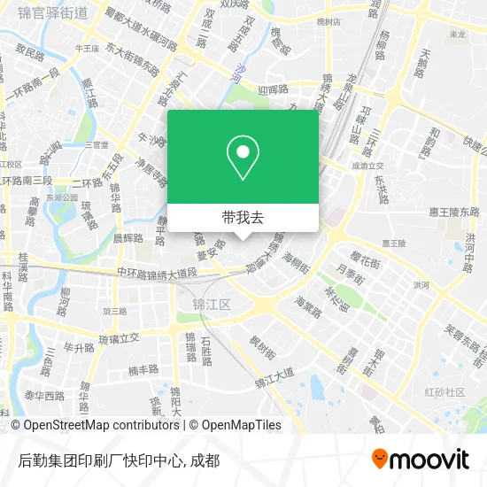 后勤集团印刷厂快印中心地图