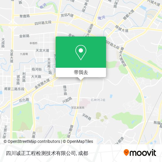 四川诚正工程检测技术有限公司地图