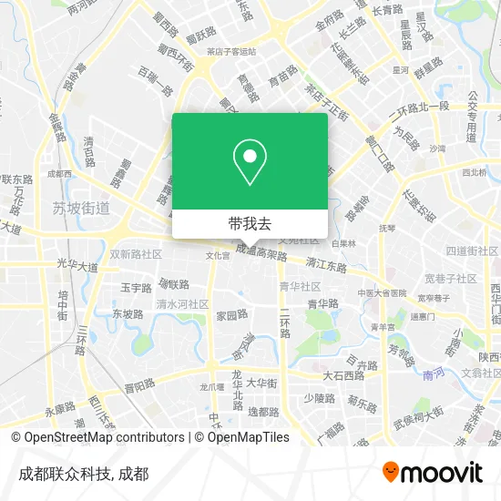 成都联众科技地图