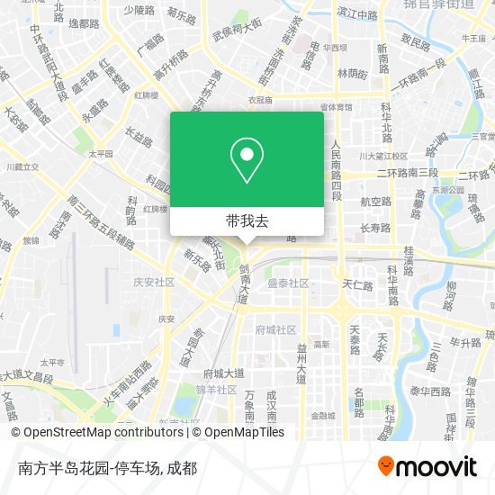 南方半岛花园-停车场地图