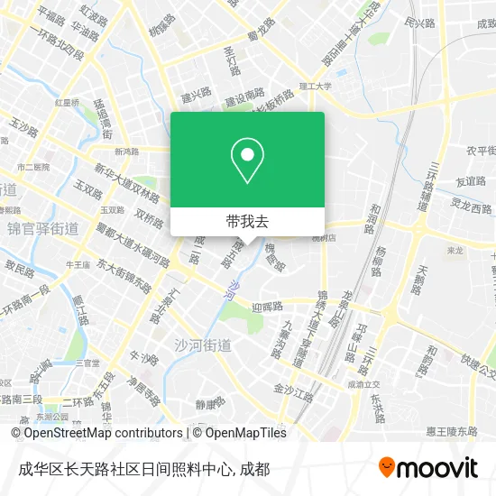成华区长天路社区日间照料中心地图