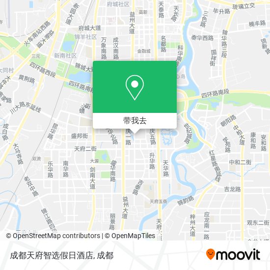成都天府智选假日酒店地图