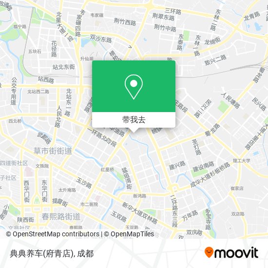 典典养车(府青店)地图