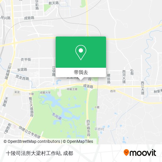 十陵司法所大梁村工作站地图