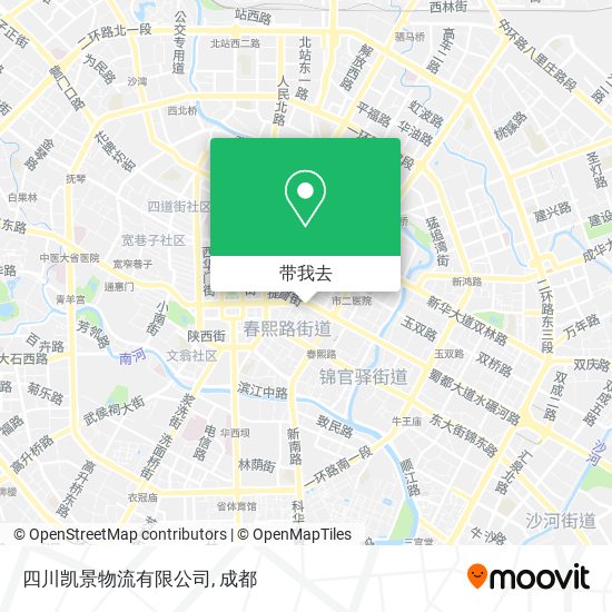 四川凯景物流有限公司地图