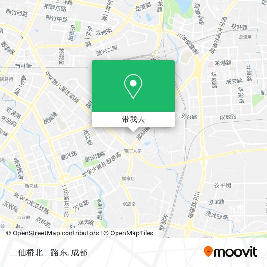 二仙桥北二路东地图