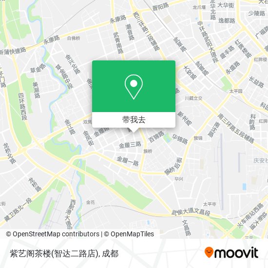 紫艺阁茶楼(智达二路店)地图
