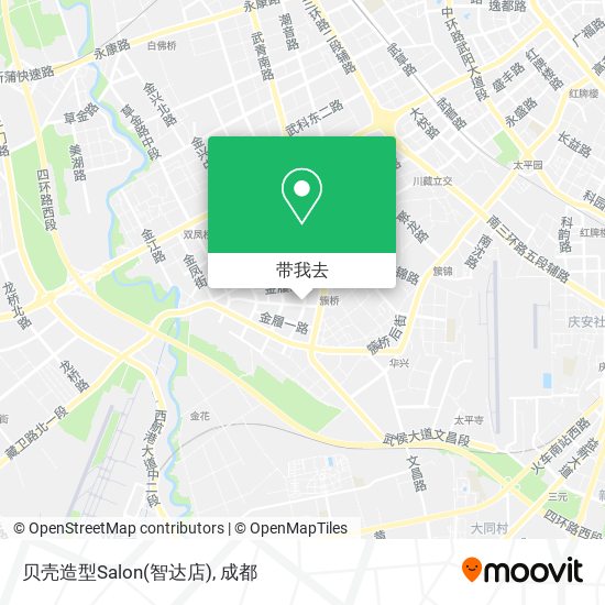 贝壳造型Salon(智达店)地图