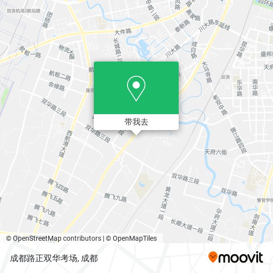 成都路正双华考场地图