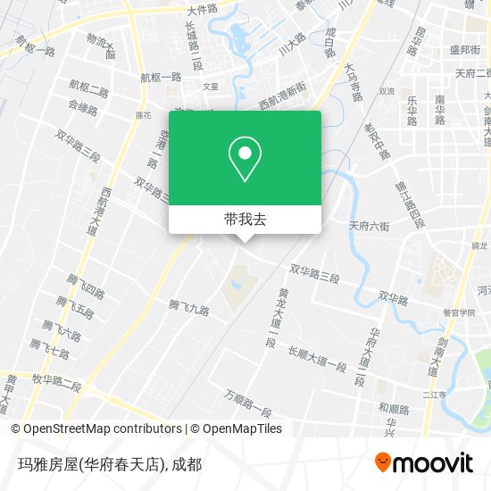 玛雅房屋(华府春天店)地图