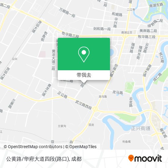 公黄路/华府大道四段(路口)地图