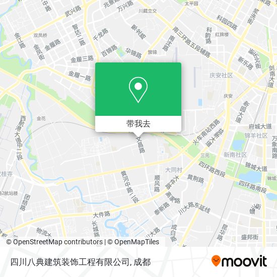 四川八典建筑装饰工程有限公司地图