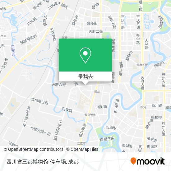 四川省三都博物馆-停车场地图