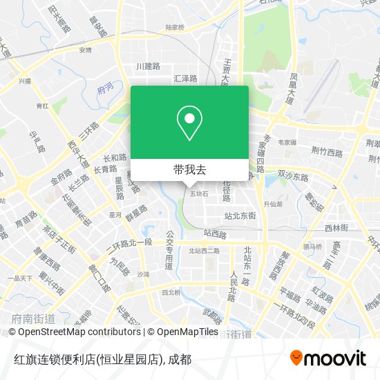 红旗连锁便利店(恒业星园店)地图