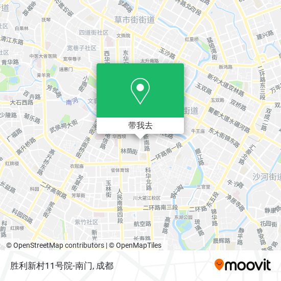 胜利新村11号院-南门地图