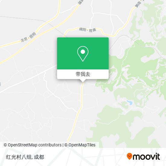 红光村八组地图