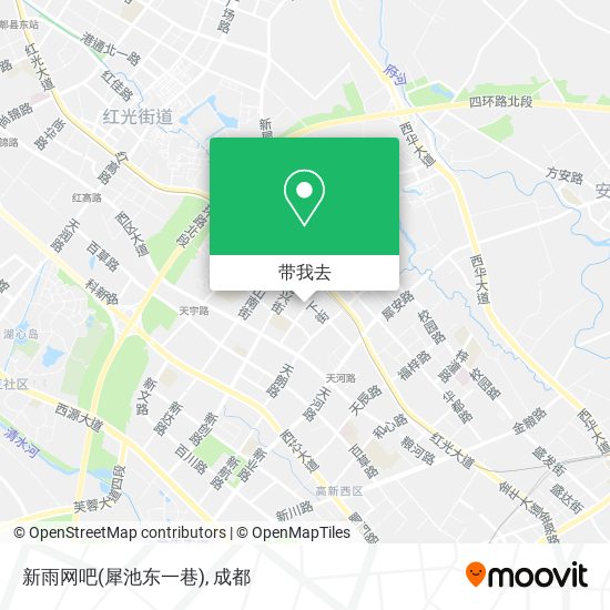 新雨网吧(犀池东一巷)地图