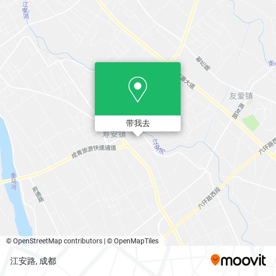 江安路地图