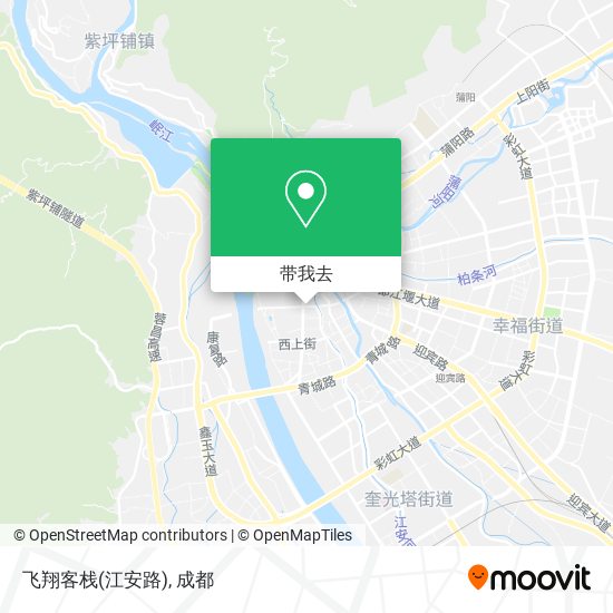飞翔客栈(江安路)地图