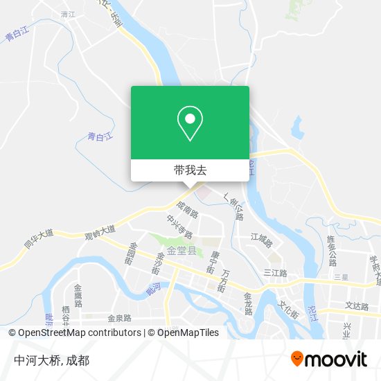 中河大桥地图