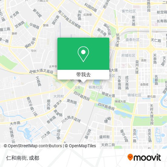 仁和南街地图