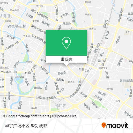 华宇广场小区-5栋地图