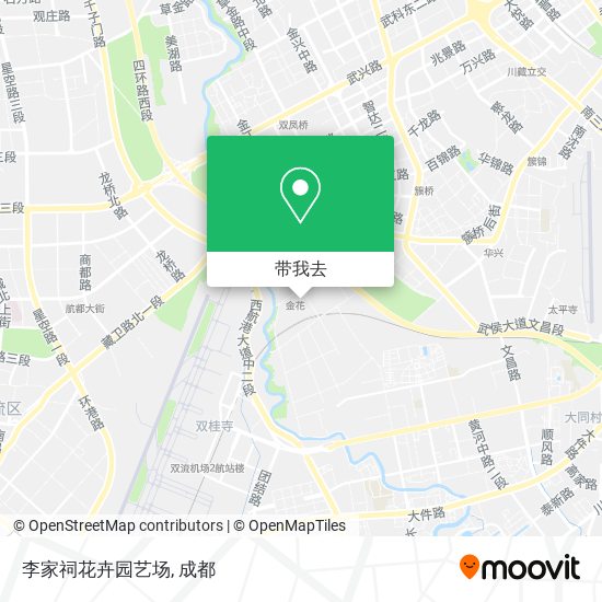 李家祠花卉园艺场地图