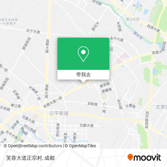 芙蓉大道正宗村地图